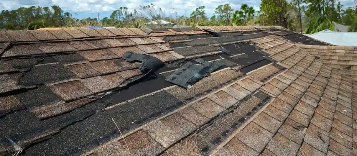 Storm damage roof repair services for residential property restoration